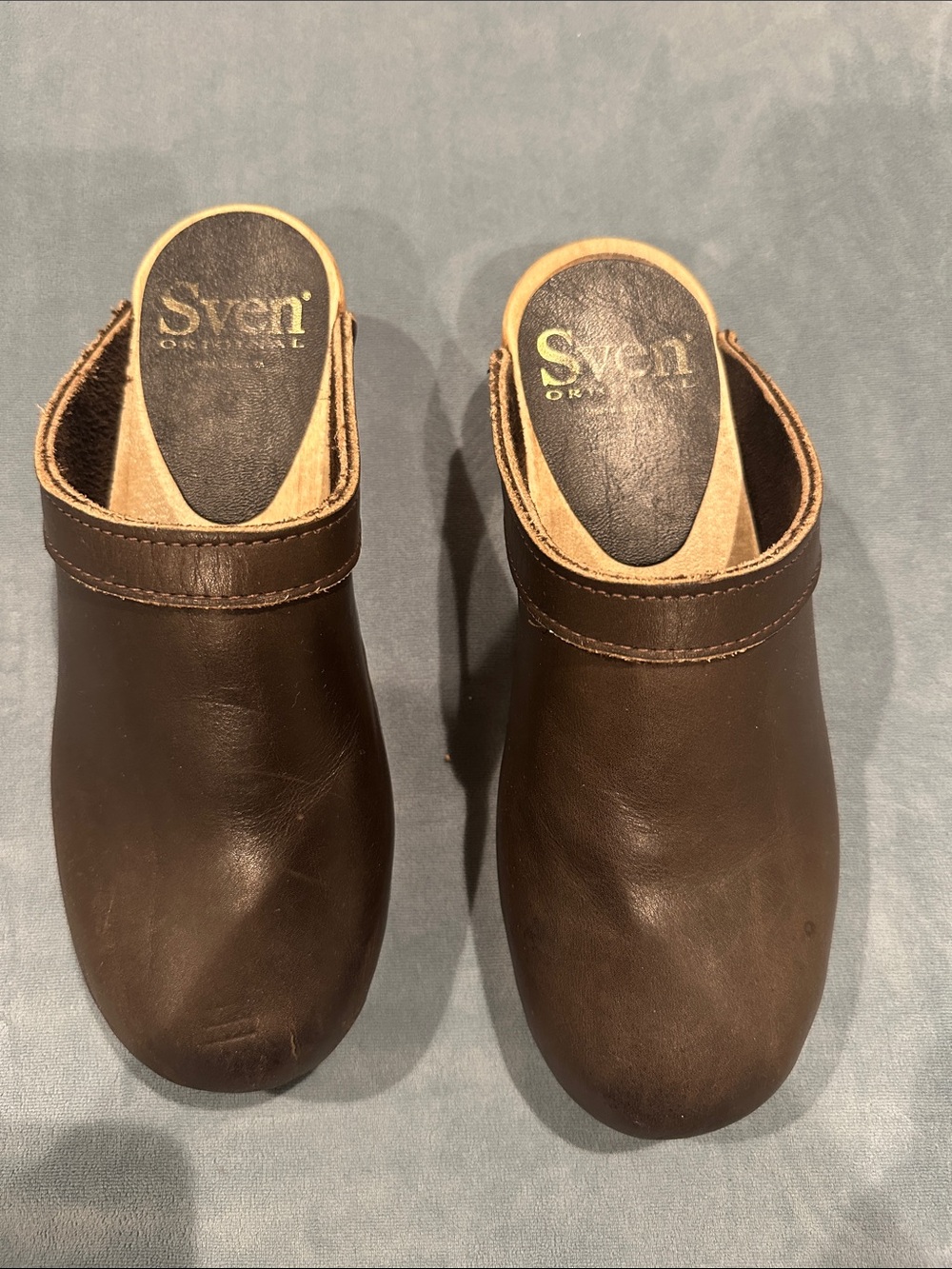 Sven Women’s Brown Leather Clog